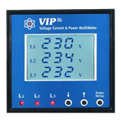 Elnet VIP wattmetre, V, I, P (Q, S), F, PF, ecran LCD ref: WAT_VIP