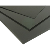 Plaque PVC rigide gris