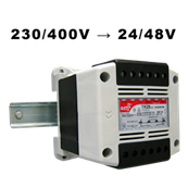 Transformateur surmoulé IP20 primaire 230/400V secondaire 24/48VAC