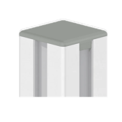 Bouchon standard profilé Aluneed TI gris RAL7042