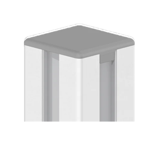 Bouchon standard profilé Aluneed TB gris RAL7004