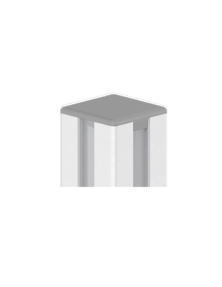 Bouchon standard profilé Aluneed TB gris RAL7004