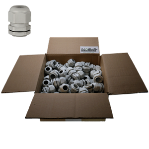 Presse étoupe gris du M12 au M25 lot de 100 pièces