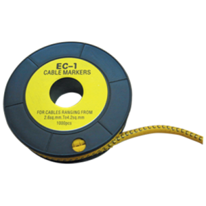 Repère de cablage à enfiler