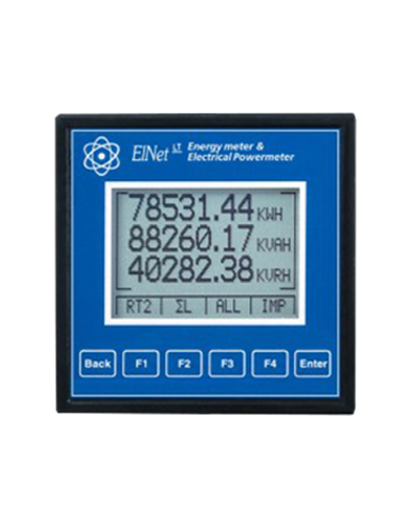 Elnet LT wattmetre, V, I, P (Q, S), F, PF, harmonique ecran LCD ref: WAT_LT