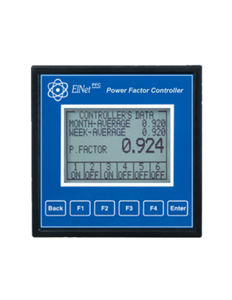 Elnet PFC wattmetre regulateur cosPHI, 6 steps ref: WAT_PFC