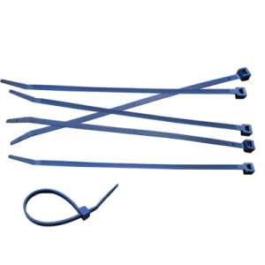 Collier bleu métallisé pour agroalimentaire ou pharma