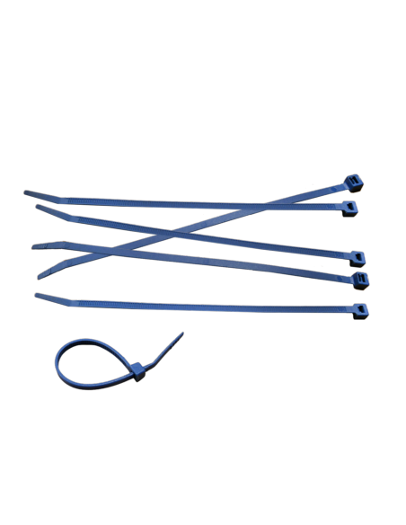 Collier bleu métallisé pour agroalimentaire ou pharma