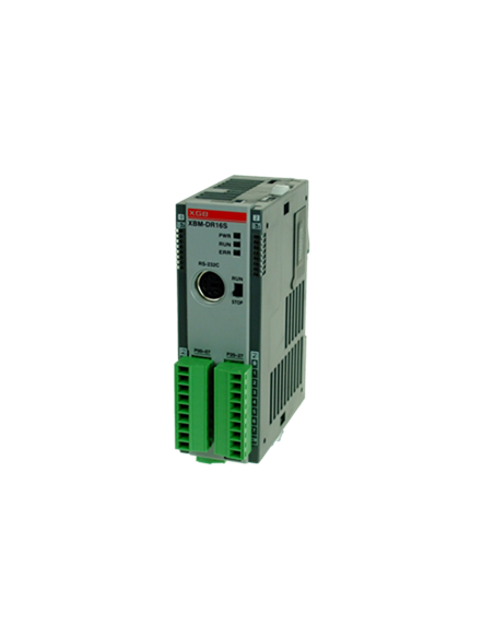 XGB automate Micro compact, 24Vdc Power 16 24V inputs, 16 Trans, RS485 XBM-DN32S