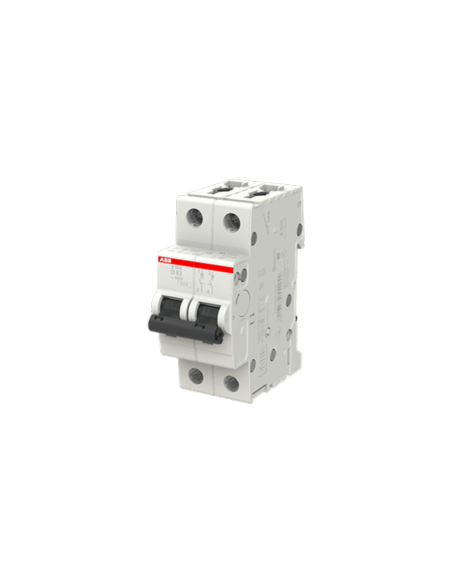 Disjoncteur modulaire 2P courbe C/D S200