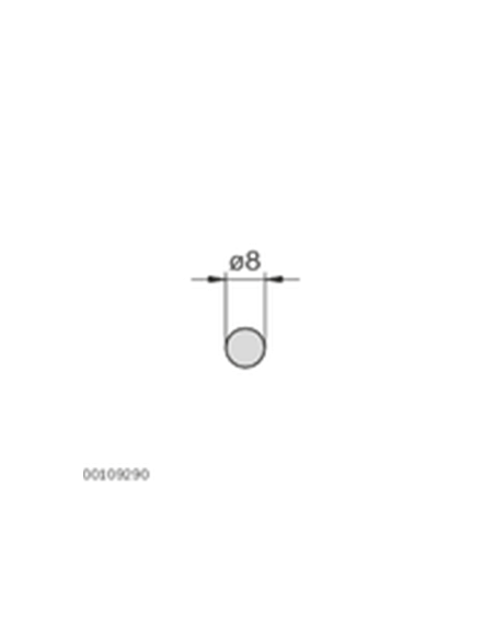 Plaque en PE naturel épais. 6mm 500x500mm (+/-5mm) ref: MBP_PE3B_E06_050X050