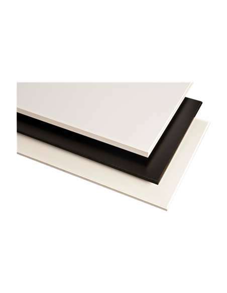 Plaque Stratifie Interieur Blanc Epaisseur : 6,0mm Dimensions : 690mm x 510mm
