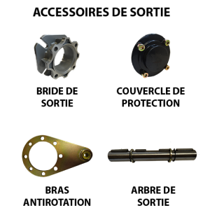 Accessoires de Sortie pour Réducteur TKM28