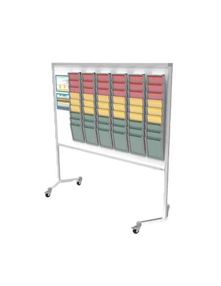 Support Kanban gris RAL 7045
