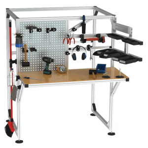 Porte-outils pour postes de travail ergonomique