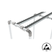 Rail guidage linéaire manuel à galets ESD