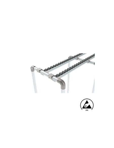 Rail guidage linéaire manuel à galets ESD