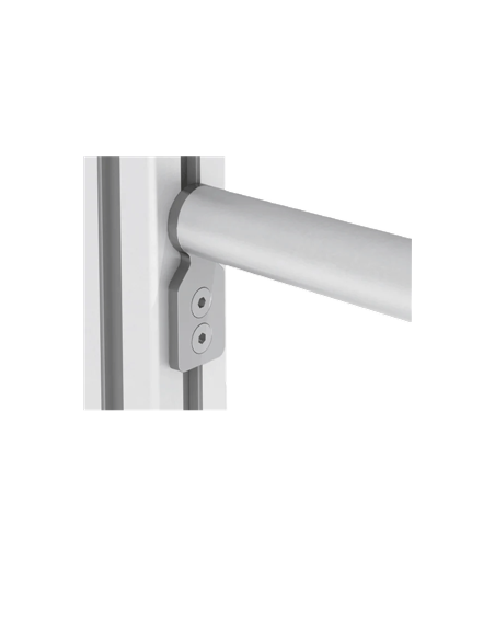 Plaque de connection tube rond/profilé carré, gamme D28