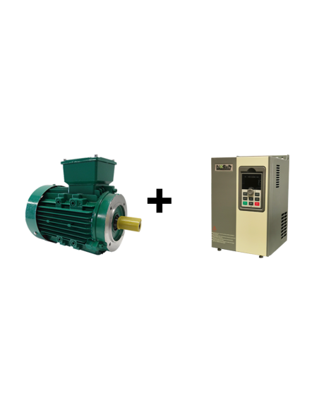 Lot Moteur B14 230/400V + Variateur Mono/Tri 220V