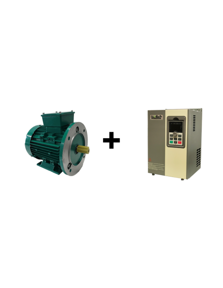 Lot Moteur B5 230/400V + Variateur Mono/Tri 220V
