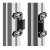 Loquet à bille fixation sur profilé aluminium