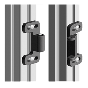 Loquet à bille fixation sur profilé aluminium