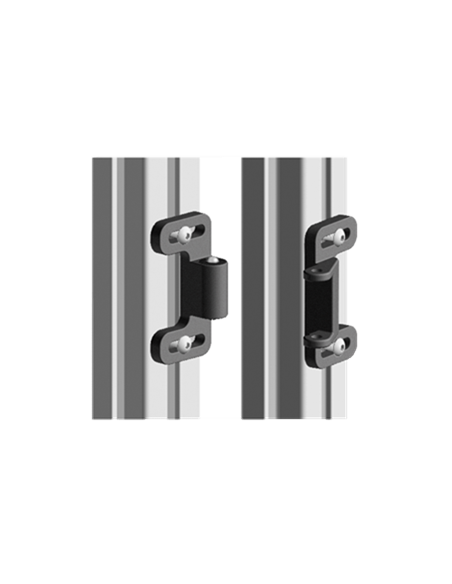 Loquet à bille fixation sur profilé aluminium