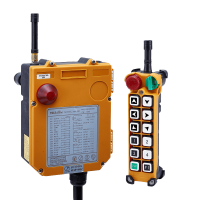 Télécommande émetteur + récepteur radio, 6 axes, 2 sens  24V