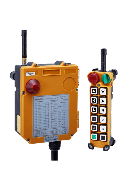 Télécommande émetteur + récepteur radio, 6 axes, 2 sens  24V