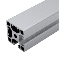 Profilé aluminium 40x40 type I  2 rainures à 90° | Technic-Achat