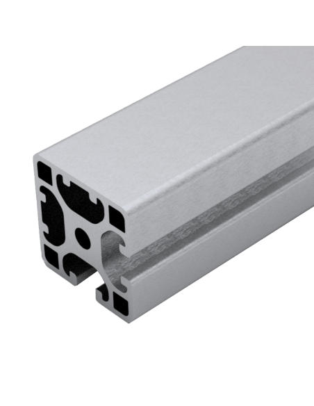 Profilé aluminium 40x40 type I  2 rainures à 90° | Technic-Achat