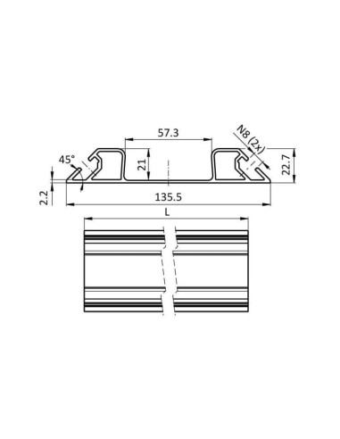 Rail de gare pour chariots FIFO | Technic-Achat