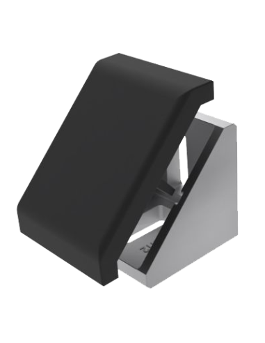 Bouchon d'équerre pour assemblage de profilé aluminium | Technic-achat