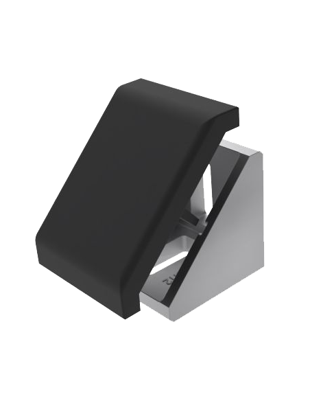 Bouchon d'équerre pour assemblage de profilé aluminium | Technic-achat