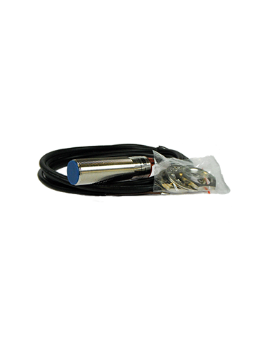 Détecteur inductif M12 24VDC 3 fils, NO, PNP, noyable, Cable 2M
