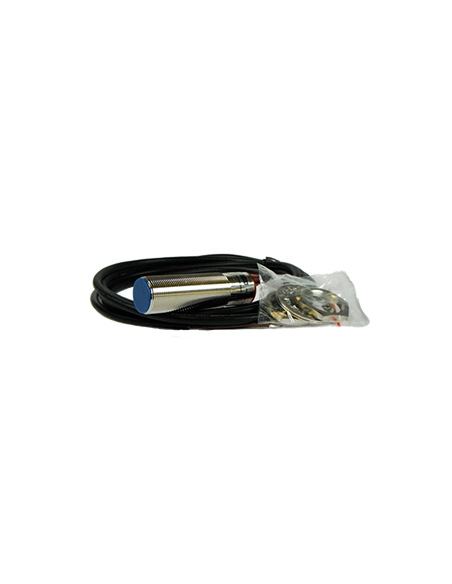 Détecteur inductif M12 24VDC 3 fils, NO, PNP, noyable, Cable 2M
