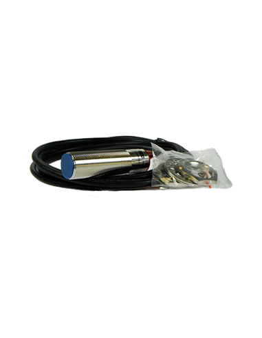 Détecteur inductif M18 24VDC 2 fils, NO, noyable, Cable 2M