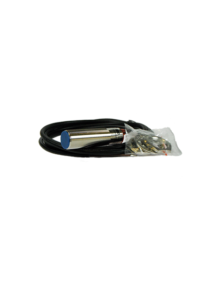 Détecteur inductif M18 24VDC 2 fils, NO, noyable, Cable 2M