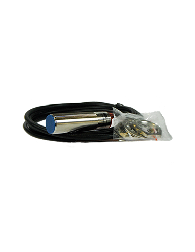 Détecteur inductif M18 24VDC 3 fils, NO, PNP, noyable, Cable 2M