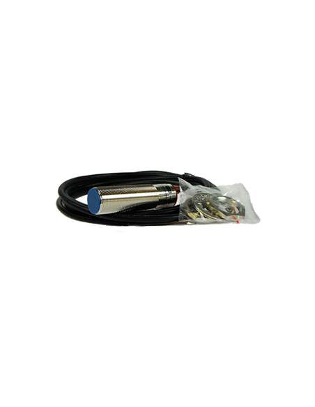 Détecteur inductif M18 24VDC 3 fils, NO, PNP, noyable, Cable 2M