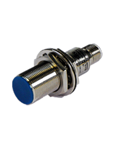 Détecteur inductif M18 24VDC 3 fils, NC, PNP, noyable, Connecteur M12