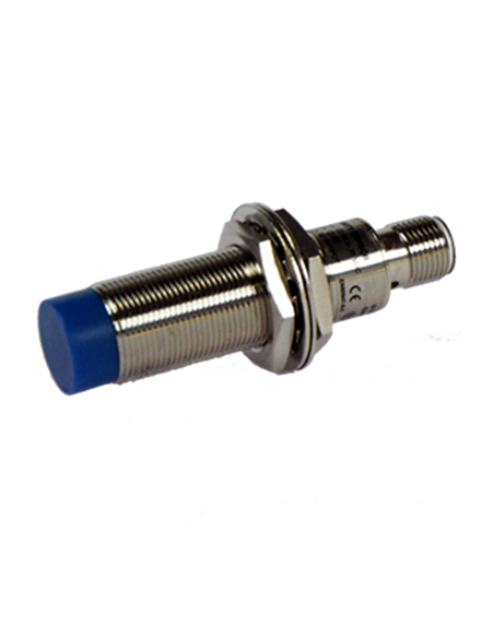 Détecteur inductif M18 24VDC 3 fils, NO, PNP, non noyable, Connecteur M12