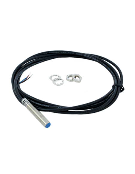Détecteur inductif M8 24VDC 3 fils, NO, NPN, noyable, Cable 2M