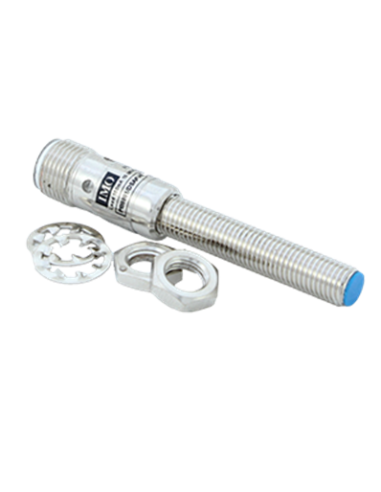 Détecteur inductif M8 24VDC 3 fils, NO, PNP, noyable, Connecteur M12