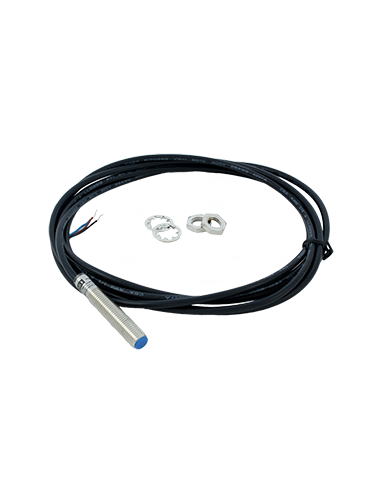 Détecteur inductif M8 24VDC 3 fils, NO, NPN, noyable, Cable 2M