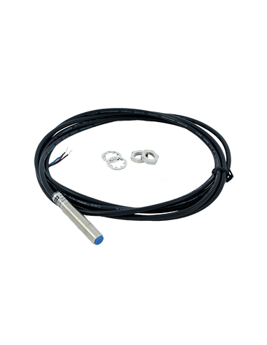 Détecteur inductif M8 24VDC 3 fils, NO, PNP, noyable, Cable 2M