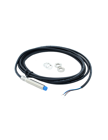 Détecteur inductif M8 24VDC 2 fils, NO, PNP, noyable, Cable 2M