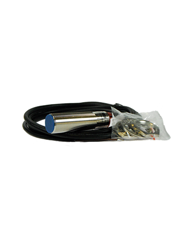 Détecteur inductif M12 24VDC 3 fils, NO, PNP, noyable, Cable 2M