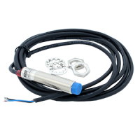 Détecteur inductif M18 24VDC 3 fils, NO, NPN, non noyable, Cable 2M