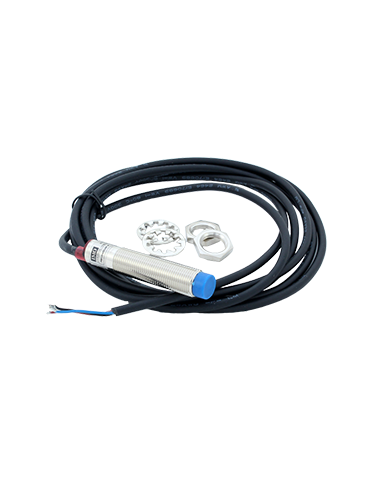 Détecteur inductif M18 24VDC 3 fils, NO, NPN, non noyable, Cable 2M